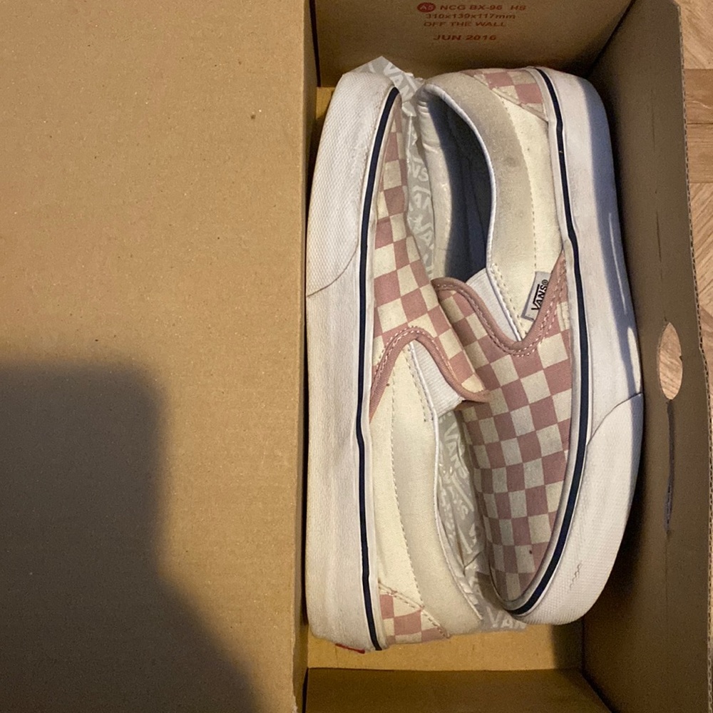 Muave slip on vans
